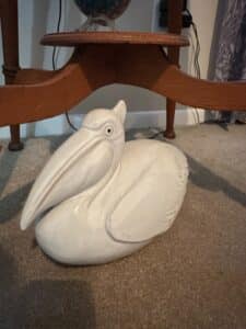 White-Ceramic-Pelican-Planter