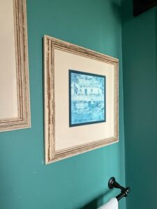 Abstract-Seascape-Painting-with-Distressed-Frame
