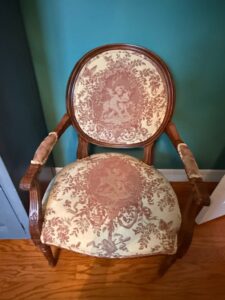 Antique-Louis-XVI-Style-Armchair-with-Toile-de-Jouy-Fabric