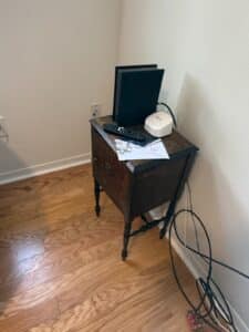 Antique-Sewing-Machine-Cabinet-or-Side-Table