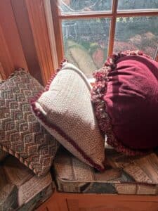 Assorted-Decorative-Throw-Pillows-with-Floral-Tassel-and-Geometric-Designs-fourth-image