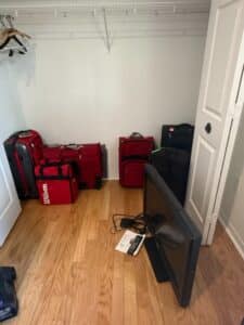 Assorted-Luggage-and-Television-Set