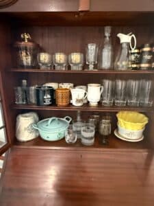 Assorted-Vintage-Glassware-and-Ceramic-Serving-Pieces