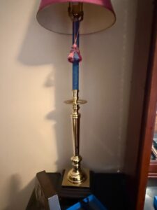 Brass-Candlestick-Table-Lamp-with-Tassel