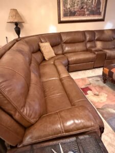 Brown-Leather-Power-Reclining-Sectional-Sofa