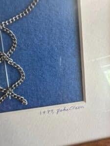 Caduceus-Assemblage-Art-with-Watch-Parts-and-Chain-third-image