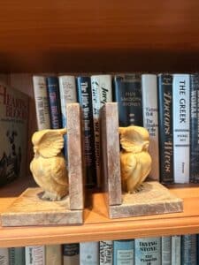 Carved-Alabaster-Owl-Bookends