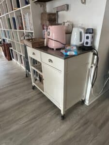Crosley-White-Stainless-Steel-Top-Kitchen-Cart