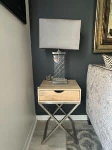Crystal-Prism-Table-Lamp-with-Wood-and-Metal-Side-Table
