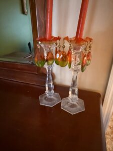 Crystal-Taper-Candle-Holders-with-Dangle-Prisms