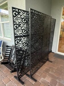 Decorative-Metal-Garden-Screens-with-Scrollwork-Pattern