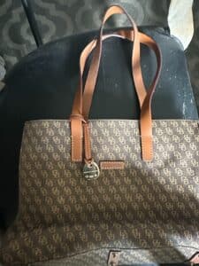 Dooney-Bourke-All-Weather-Leather-Monogram-Tote-Bag