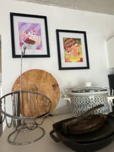 Framed-Art-Prints-of-Anthropomorphic-Animals-with-Desserts