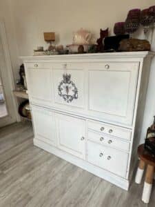 French-Country-Secretary-Desk-with-Bee-Motif