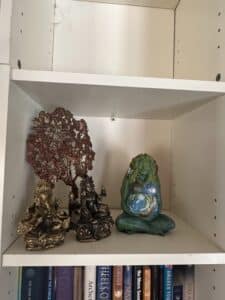 Ganesha-Shiva-and-Millennial-Gaia-Statues-with-Copper-Tree-Sculpture