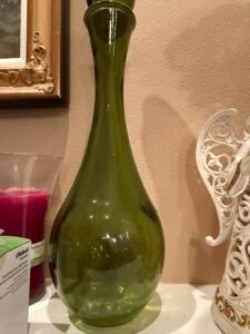 Green-Blown-Glass-Wine-Bottle