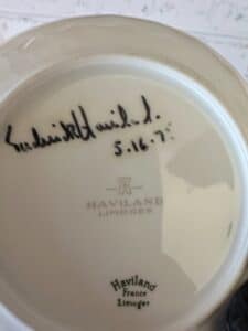 Haviland-Limoges-Rosalinde-Pattern-Hand-Painted-Floral-Bowl-second-image