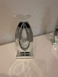 Mirrored-Crystal-Candle-Holder