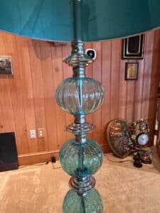 Pier-Imports-Aqua-Glass-Stacked-Ball-Floor-Lamp-second-image