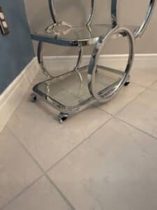 Postmodern-Chrome-and-Glass-Bar-Cart-second-image