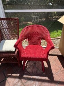 Red-Wicker-Barrel-Back-Armchair