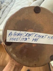 Robert-Maxwell-for-Pottery-Craft-USA-Drip-Glaze-Vase