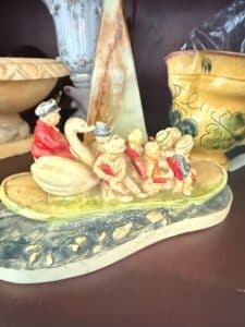 Sebastian-Miniatures-Swan-Boat-Figurine