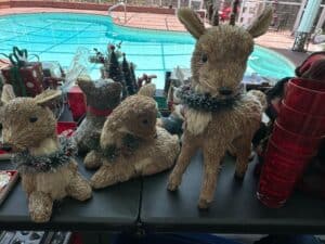 Set-of-Four-Straw-Reindeer-Christmas-Decorations-with-Wreaths