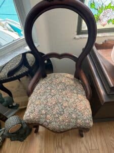 Victorian-Balloon-Back-Armchair-with-Floral-Upholstery