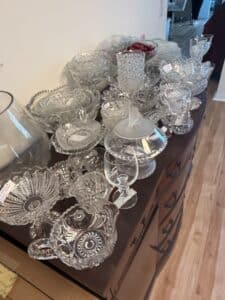 Victorian-Pressed-Glass-Punch-Bowl-Set-and-Assorted-Glassware