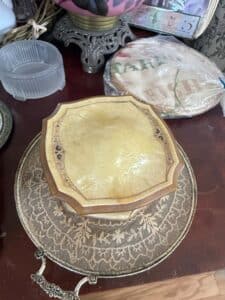 Vintage-Celluloid-Vanity-Set-with-Trinket-Box-and-Tray