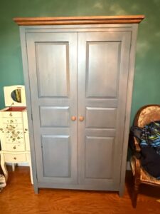 Vintage-Grey-Painted-Two-Door-Armoire-or-Wardrobe