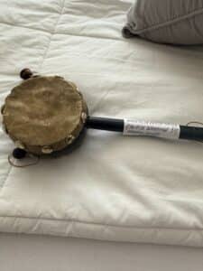 Vintage-Monkey-Drum-or-Pellet-Drum