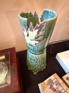 Vintage-Roseville-Pottery-Forest-Vase