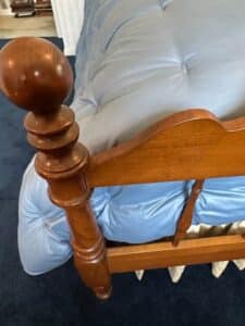 Vintage-Wooden-Twin-Bed-Frame-Set-second-image