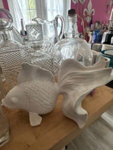White-Ceramic-Goldfish-Vase