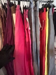 Womens-OS.LINO-Linen-Blend-Button-Front-Wide-Leg-Pants