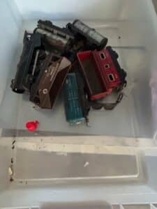 Assorted-Vintage-Marx-and-Lionel-Toy-Train-Cars