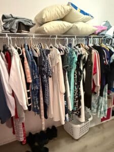 Assorted-Womens-Clothing-and-Tropical-Themed-Wall-Art-with-Flamingos-1