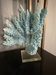 Blue-Faux-Coral-Sculpture-on-Acrylic-Base-1