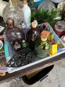 Collection-of-Vintage-Apothecary-and-Bitters-Bottles
