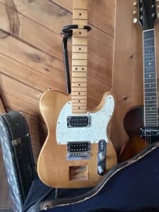 Electric-Guitar-Telecaster-Style-Natural-Finish