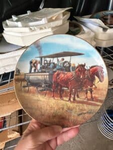 Farming-the-Heartland-Series-Water-Wagon-Collector-Plate-by-Emmett-Kaye