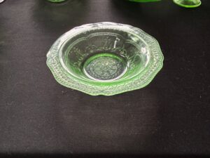 Federal-Glass-Patrician-Green-Relish-Dish