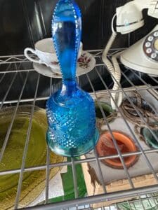 Fenton-Cobalt-Blue-Hobnail-Glass-Bell