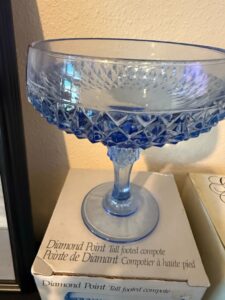 Indiana-Glass-Diamond-Point-Ice-Blue-Tall-Footed-Compote
