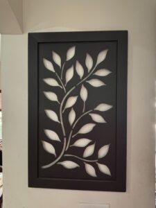 Laser-Cut-Metal-Wall-Panel-with-Leaf-Motif-1