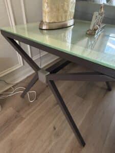 Modern-Glass-Top-Console-Table-with-X-Base-1