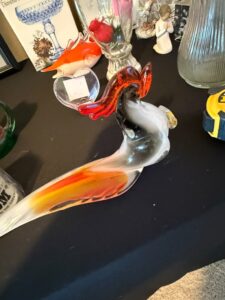 Murano-Glass-Rooster-Sculpture