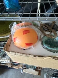 Orange-Ceramic-Pumpkin-with-Red-Brushstrokes